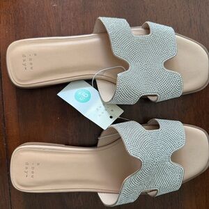 Target Women's Sparkling Silver Sandals